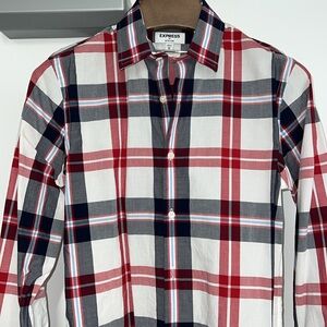 Medium Express White Based BD w/Blue and Red